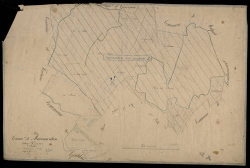 Plan du cadastre napoléonien - Marestmontiers : Chef-lieu (Le), A2
