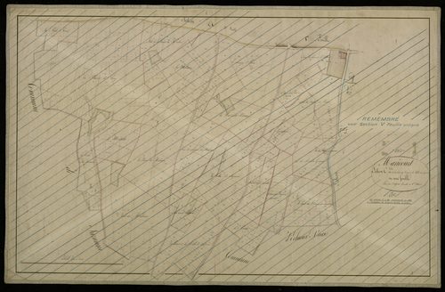 Plan du cadastre napoléonien - Maricourt : Plaine de Bray (La) ; Vallée de Suzanne (La), C