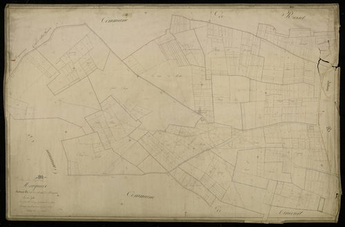 Plan du cadastre napoléonien - Marquaix : Moulin de Marquaix (Le), A