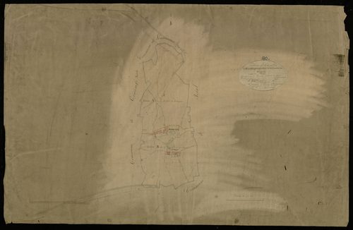Plan du cadastre napoléonien - Marquaix : tableau d'assemblage
