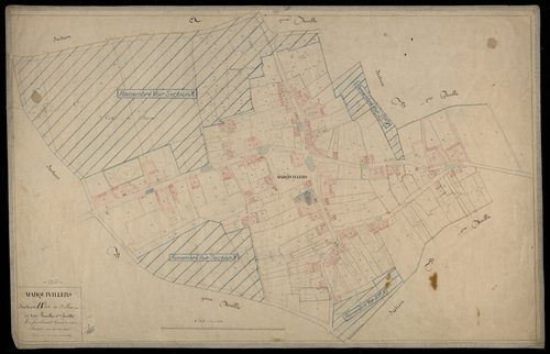 Plan du cadastre napoléonien - Marquivillers : Village (Le), B2