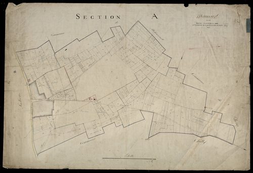 Plan du cadastre napoléonien - Maucourt : A