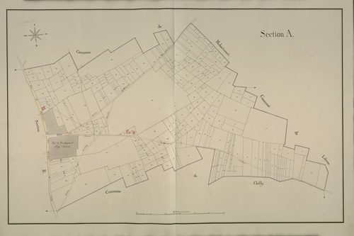 Plan du cadastre napoléonien - Maucourt : A
