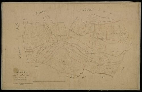 Plan du cadastre napoléonien - Maurepas : Vignes (Les), C2