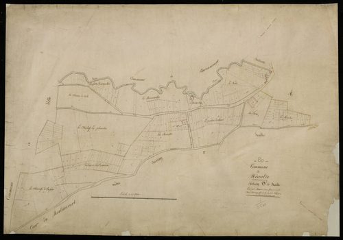 Plan du cadastre napoléonien - Meaulte : D1