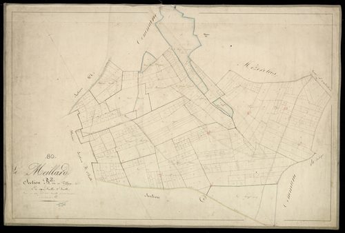 Plan du cadastre napoléonien - Meillard (Le) (Le Meillard) : Village (Le), B2