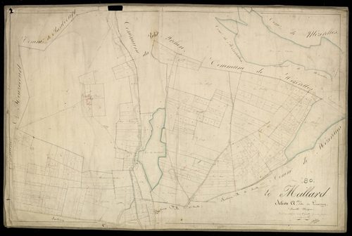 Plan du cadastre napoléonien - Meillard (Le) (Le Meillard) : Lécarnoy, A