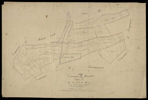 Plan du cadastre napoléonien - Meneslies : Fond des Revers (Le, C