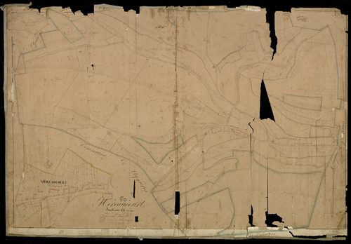 Plan du cadastre napoléonien - Méréaucourt : Village (Le), A unique