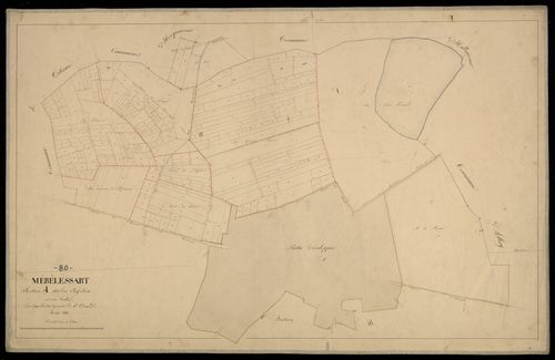 Plan du cadastre napoléonien - Merelessart : Chef-lieu (Le), A