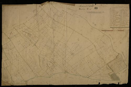 Plan du cadastre napoléonien - Mericourt-L'abbe (Méricourt l'Abbé) : D1