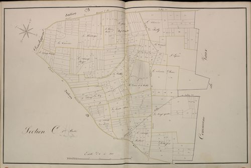 Plan du cadastre napoléonien - Atlas cantonal - Mericourt-L'abbe (Méricourt l'Abbé) : C