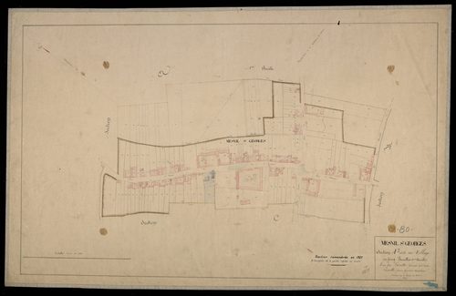 Plan du cadastre napoléonien - Mesnil-Saint-Georges : Village (Le), A2