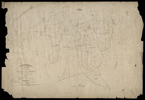 Plan du cadastre napoléonien - Mezieres-en-Santerre (Mézières) : E2
