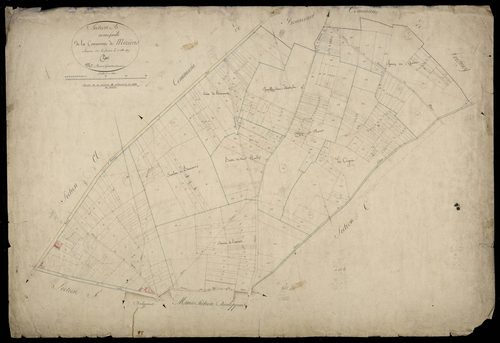 Plan du cadastre napoléonien - Mezieres-en-Santerre (Mézières) : B