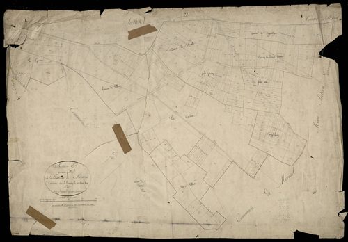 Plan du cadastre napoléonien - Mezieres-en-Santerre (Mézières) : E1