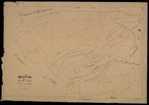 Plan du cadastre napoléonien - Miannay : Cavée de Franleux (La), C2