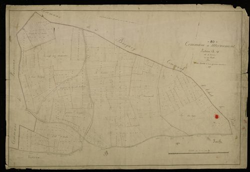 Plan du cadastre napoléonien - Miraumont : Cerisier (Le), A