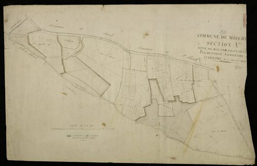 Plan du cadastre napoléonien - Misery : Royard Salon le Ve? (Le), A