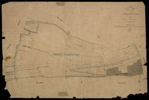 Plan du cadastre napoléonien - Molliens-Dreuil (Molliens Vidame) : F1