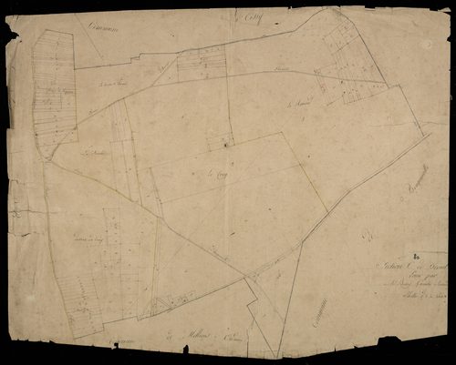 Plan du cadastre napoléonien - Molliens-Dreuil (Dreuil) : C