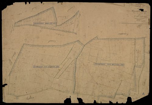 Plan du cadastre napoléonien - Molliens-Dreuil (Molliens Vidame) : A