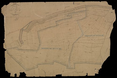 Plan du cadastre napoléonien - Molliens-Dreuil (Molliens Vidame) : C