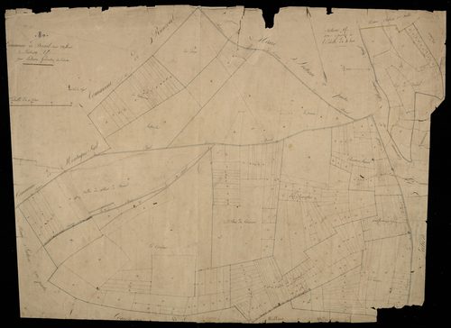 Plan du cadastre napoléonien - Molliens-Dreuil (Dreuil sous Molliens) : A
