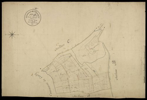 Plan du cadastre napoléonien - Monsures : Bosquet Madame (Le), A2