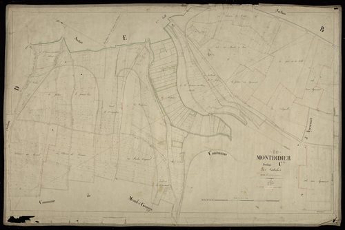 Plan du cadastre napoléonien - Montdidier : Catiches (Les), C