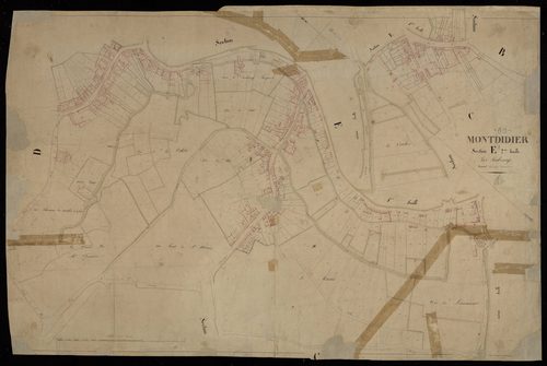 Plan du cadastre napoléonien - Montdidier : Faubourgs (Les), E2