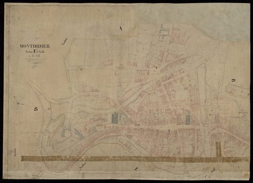 Plan du cadastre napoléonien - Montdidier : E1