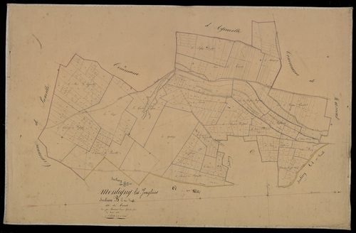Plan du cadastre napoléonien - Montigny-Les-Jongleurs (Montigny) : Avents (les), B