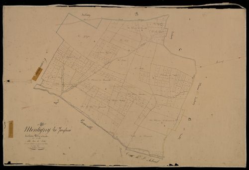 Plan du cadastre napoléonien - Montigny-Les-Jongleurs (Montigny) : Sous la Ville, A2