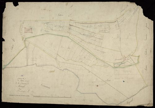 Plan du cadastre napoléonien - Moreuil : Château (Le), G1