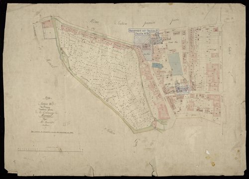Plan du cadastre napoléonien - Moreuil : Bourg (Le), H2