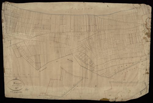 Plan du cadastre napoléonien - Morisel : B