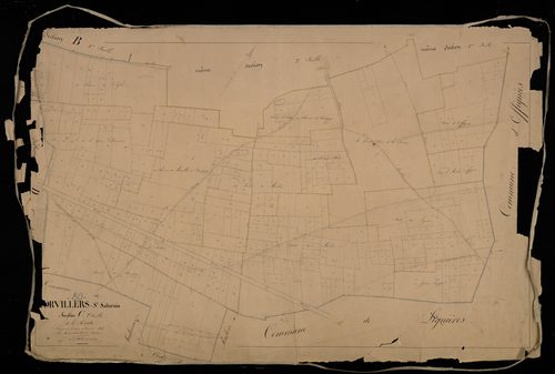 Plan du cadastre napoléonien - Morvillers-Saint-Saturnin (Morvillers-St-Saturnin) : Route (La), C2