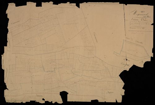Plan du cadastre napoléonien - Moyencourt-Les-Poix (Moyencourt) : Bois de Moymont (Le), A