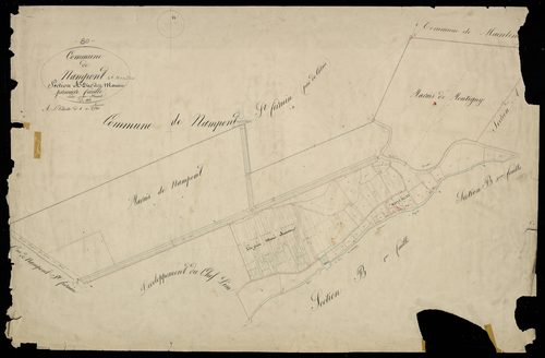 Plan du cadastre napoléonien - Nampont : Marais (les), A1
