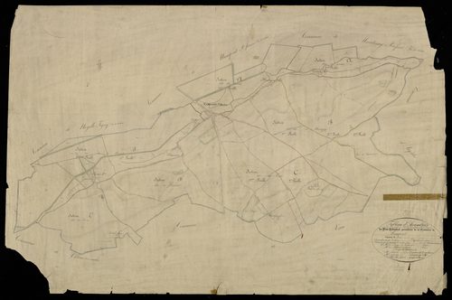 Plan du cadastre napoléonien - Nampont : tableau d'assemblage