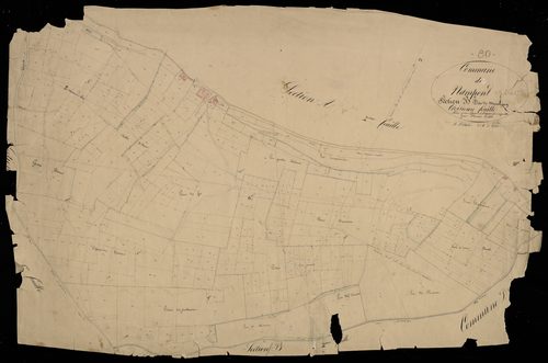 Plan du cadastre napoléonien - Nampont : Montigny, B3