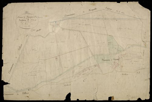 Plan du cadastre napoléonien - Nampont : Vicomté (La), F2