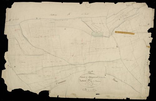 Plan du cadastre napoléonien - Nampont : Flexicourt, D