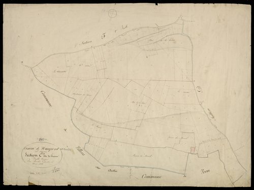 Plan du cadastre napoléonien - Nampont : Fresne, E