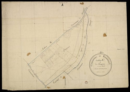 Plan du cadastre napoléonien - Namps-Maisnil (Rumaisnil) : Folemprises (Les), C