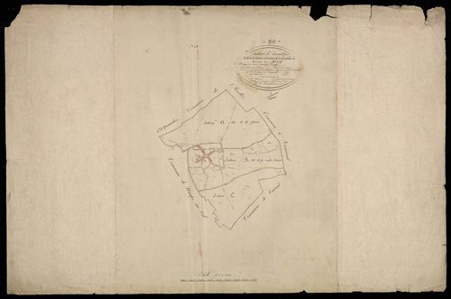 Plan du cadastre napoléonien - Namps-Maisnil (Namps au Mont) : tableau d'assemblage