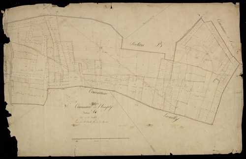 Plan du cadastre napoléonien - Nampty : Couture (La), C
