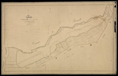Plan du cadastre napoléonien - Naours : Coutures (les) ; Bois de la haie (Le), A1