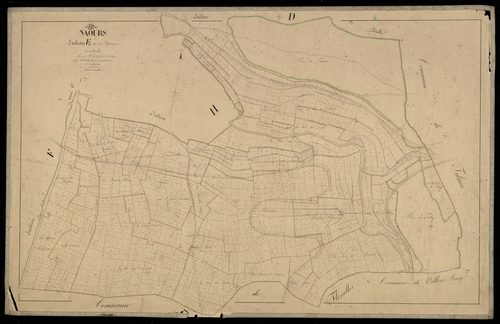 Plan du cadastre napoléonien - Naours : Butumières (les), E